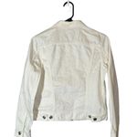 J.Crew White Cotton Button Front Long Sleeve Denim Jean Jacket Women Sz S Photo 1