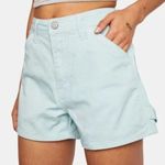 Dickies NEW High Rise Carpenter Shorts in Blue Fade Photo 10