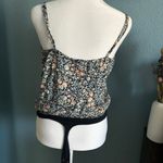 Abercrombie & Fitch Front Tie Bodysuit - Navy/Floral - M Photo 5