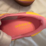 Adidas  Women's Vibrant Pink and Yellow Sneakers Photo 2