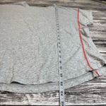 Lou & grey Women's Basic T Tee Shirt S SM Small Grey Gray Red Contrast Stitching Photo 8