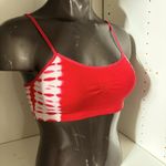 Source Unknown Woman’s red and white sports bra size small (brand unknown, fits like small) Photo 2