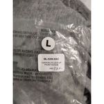 Michael Lauren NWT Gray Carson Long Sleeve Lace Up Front Hoodie Size L Photo 8