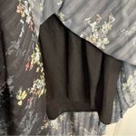 Hesna Elegant Floral Black Long Sleeve Dress With Liner Size 50 ~ Size 6 Photo 7