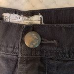 Free People black jean distressed shorts sz 27 festival concert grunge moto goth Photo 1