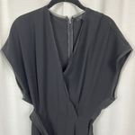 All Saints Black Reid Playsuit Romper Sz.4 Photo 6