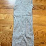 James Perse Standard Crewneck Rib Tunic Dress in Heather Grey size 1 / small Photo 1