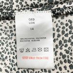 NWT QED London Animal Print Kimono Sleeve Maxi Dress Women’s Size 10 US | 14 UK Black Photo 11