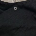 90 Degrees by Reflex 90 Degree By Reflex Ribbed V neck Sports Bra Color Black Size L P2P 15” NWOT Photo 4