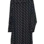 Prologue Black Long Sleeve Shirt Dress Women's Size Medium Career Photo 0