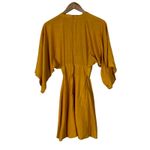 The Clothing Company NWT Kimono Dress Womens M Mustard Tie Front Boho Western Photo 4