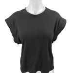 ZARA Women's Black Short Sleeve Crew Neck Basic Casual T Shirt Tee Top Size M Photo 0