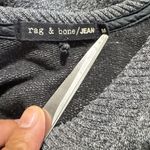 Rag and Bone /JEAN Gray Graphic Sweatshirt Women’s Sz M Oversized Crewneck Pullover Photo 7