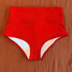PINK - Victoria's Secret Victoria's Secret Pink Active High Waist Shortie Bikini Bottom in Red size S NWT Photo 0