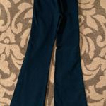 Newport News Vintage Dark Green Brushed Cotton Flared Pants size 6 Photo 4