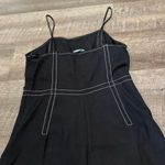 ZARA Black Topstitching Eyelet Embroidered Trim Romper Jumpsuit Photo 6