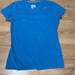 Nike Women’s  dri fit blue top size medium Photo 0