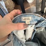 Madewell  High Rise denim shorts cutoff byers wash momjean frayed hem light Photo 2