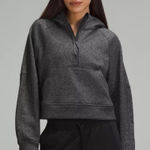 Lululemon XL/XXL Black Shimmer Oversized Half-Zip Hoodie Photo 0