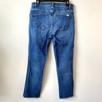 Maje  Plume Straight Leg Jeans With Crossover Offset Waist Blue 42 equals‎ US 32 Photo 7