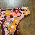 ZARA NWT Floral Print Bikini Bottoms Sz Large Cheeky High Rise Photo 4