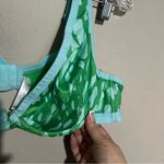 Cacique High Apex Plunge Animal Kelly Green Bra Photo 2