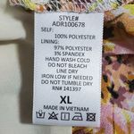 ASTR The Label Dress Floral Ruched Chiffon Mini Cap Sleeve. Size: XL Photo 8