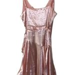 Lost + Wander Mademoiselle Pink Satin Wrap dress Ruffle Mini Dress coquette girl Photo 4