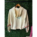 Madewell MWL Womens Airyterry Hoodie Sweatshirt Beige Size XS Photo 2