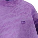 Vintage USA Olympics Purple Bleach Dye Sweatshirt Purple Size L Photo 4