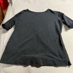 Urban Outfitters Black Womens Crewneck Oversized Cotton Short Sleeve Sweatshirt Photo 0