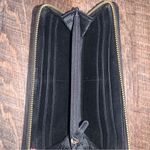 Michael Kors  Black on Black Logo GOLD Stud Full Zip Bi-Fold Wallet Photo 1