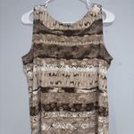 TanJay Brown and Cream Tank Top NWOT Size M Photo 1