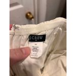 J.Crew  Womens Size 14‎ Cream Strapless Mini Dress with Pockets Cotton Photo 5