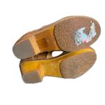 Patricia Nash Tan Leather Tassel Ankle Boots Wooden Heel Women’s 6M Photo 8