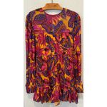 Farm Rio  Fruit Dream Long-Sleeve Mini Dress Size Medium Photo 13