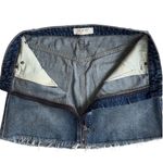 Free People EUC  Zip Front Denim Skirt Size Small Photo 3