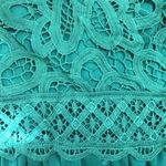 Dokuritu Free Spirit Crochet Lace Maxi Dress | NWT Green Size L Photo 8