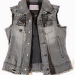 Melissa McCarthy NWOT  SEVEN7 Studded VEST XS. Photo 2