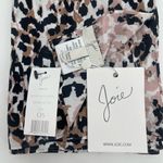 Joie  Scarf Renita One Size Animal Print Caviar 100% Cotton Lightweight Casual Photo 2