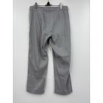 J Jill Pants Womens Size 4 Gray Striped Linen Blend Stretch Pockets Slacks Photo 8