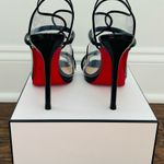 Christian Louboutin Christian Laboutin Aqua Ronda 120 Sandals 40 Transparent Black Photo 3