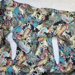 Accents by Lavello Women's Convertible Paisley Chiffon Vest, Kimono One Size Blue Size undefined Photo 5