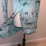 Silver & Charm blue tie dye wrap sweater Size XS Photo 3
