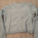 J.Crew  Embellished Cardigan Lady Jacket Grey Rhinestones Medium Photo 4