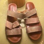 Lucky Brand Luck Brand Pink, Tan, Bronze Strapped Heel Sandal Photo 8
