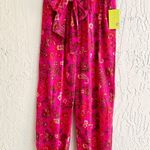 MISA Los Angeles MISA floral breezy pants pink size medium Photo 1