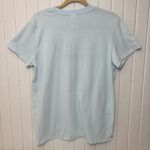 Disney  Stitch Crochet Flower Detail Womens Blue‎ T-shirt Size M Photo 8