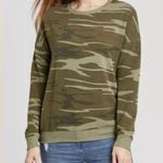 Zoe & Liv  Camouflage Green Long Sleeve Sweater Photo 0