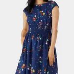 Kate Spade NWT  Blair Bouquet Toss Navy Floral Dress Photo 0